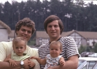 A074 (24)  Rick, Mark, Lou, Laurie - August 1971